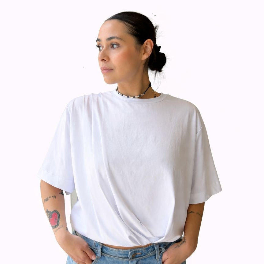 T-shirt Drappeggio