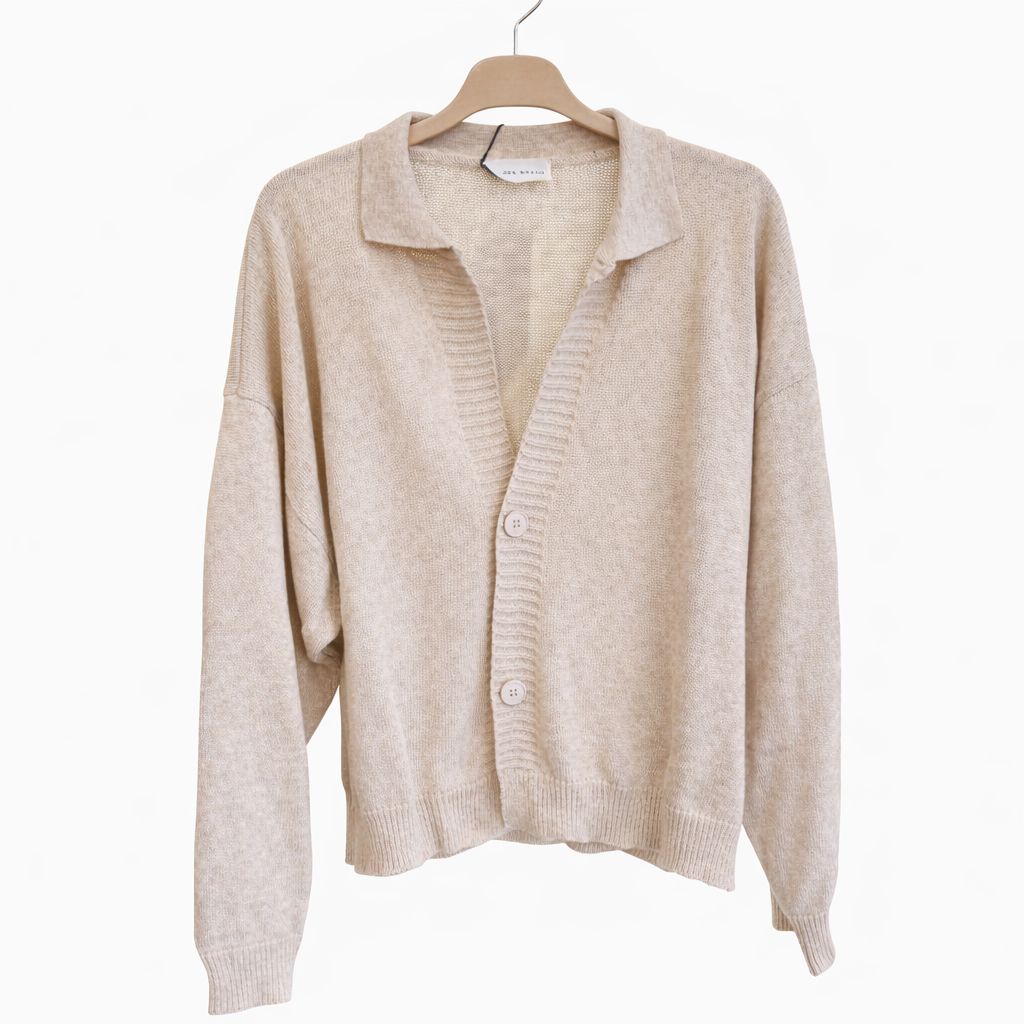 Cardigan In Filo