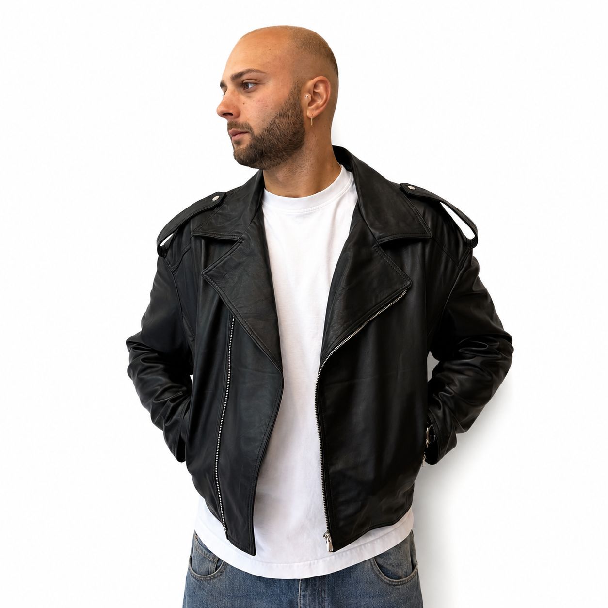 Chiodo In Pelle Unisex